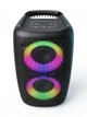 Портативная беспроводная Bluetooth 5.0 16 Вт с RGB-подсветкой аккумулятором 2400 мАч TWS USB для дома и поездок Черная (3152513924) - изображение 10