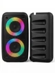 Портативная беспроводная Bluetooth 5.0 16 Вт с RGB-подсветкой аккумулятором 2400 мАч TWS USB для дома и поездок Черная (3152513924) - изображение 12