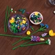 Конструктор Букет полевых цветов, интерьерная композиция в стиле Botanical, совместимый с известными брендами - изображение 12