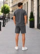 Чоловічий літній костюм Premium Fit Tee, бавовна сірий розмір 3XL - изображение 4