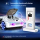 Машинка на радиоуправлении (+управление жестами) Concept Car E600-2 (зарядная станция) (24см) Бело-салатовый - изображение 4