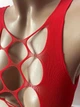 Звабливий еластичний бодістокінг One Size Червоний (5036) - изображение 3