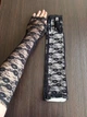 Мереживні довгі мітенки honey fashion accessories s/m/l чорний (30к060) - зображення 5
