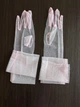 Фатинові довгі рукавички honey fashion accessories s/m/l рожевий (30к001) - зображення 4