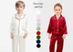 Піжами парні сімейні Family Look шовкові 4XL (4635/6) - зображення 5