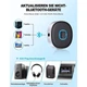Міні-адаптер Bluetooth 5.0 AUX для автомобіля та домашньої стереосистеми з підтримкою дзвінків 16 годин відтворення - зображення 4