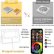 Прожектор LED 50 Вт RGB, пульт, вуличне освітлення фасаду - зображення 5
