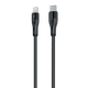Кабель Proove Soft Silicone Type-C to Lightning 27W (1m) черный - изображение 3