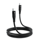 Кабель Proove Soft Silicone Type-C to Type-C 60W (1m) чорний - зображення 1