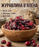 Клюква вяленая 2 кг натуральная сушеная ягода кисло-сладкая большой формат собственное производство - изображение 1