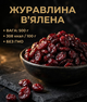 Вяленая клюква 500 г натуральная сушеная ягода кисло-сладкая - изображение 1