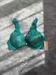 Мереживний бюстгальтер THIRDLOVE Lace Contour Plunge Bra - 75C1/2 - Зелений - зображення 1