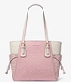 Сумка тоут Michael Kors Voyager Large Color-Block Signature Logo Tote Bag Рожевий - зображення 1