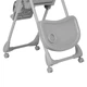 Детский стульчик для кормления - шезлонг 2 в 1 с рождения до 3 - 4 лет Lotus Alba Grey Carrello серый - изображение 7