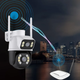 Вулична WiFi камера відеоспостереження 4Мп, з 2 об'єктивами (L) - изображение 4