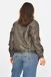 Куртка-косуха женская из экокожи графитового цвета Fashion размер 44 (214014) - изображение 3