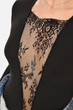 Боди женское однотонное черного цвета Fashion размер 46-48 (213759) - изображение 4