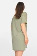 Платье женское однотонное оливкового цвета Fashion размер 44-46 (214247) - изображение 3