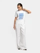 Футболка жіноча біла з тонкого джерсі Arber T-SHIRT WF-19 L білий (W13.09.00.610) - изображение 2