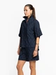 Сорочка жіноча темно-синя бавовняна Arber Shirt W3 SS26 W-BL145 48 синій (W04.05.09.622) - изображение 3