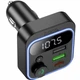 Автомобильное зарядное устройство 38W с FM трансмиттером и Bluetooth 5.4 HOCO E85 черное - изображение 4