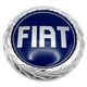 Емблема логотип Fiat 98 мм хром+синій, глянець - зображення 1