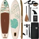 Надувная SUP доска для плавания HITABAY 320 см Leaf Wood (SUP5021473) - изображение 1