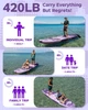 Надувная SUP доска для плавания FLYSKI 335 см Forge Purple (SUP5021694) - изображение 5
