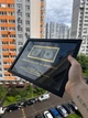 Подарунок картина зі справжньою банкнотою 1 USD (А4 21х30см) - зображення 2