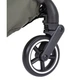 Коляска универсальная CARRELLO Magia CRL-6555 2в1 первая в мире складная люлька вместе с рамой до размера ручной клади, вес 9 кг, от рождения до 22 кг, плечевой ремень в комплекте Malted Green - изображение 4