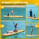 Надувная SUP доска для плавания STARCITY 350 см Желтая (SUP5021561) - изображение 2