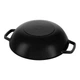 Сковорода вок Staub Specialities Wok Black 30 см з кришкою чавунна 40511-344-0 - зображення 3