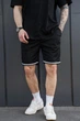 Чоловічі Легкі Трикотажні Шорти Without Coolmax OneStripe M Black - изображение 3