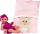 Lalka bobas winylowa Llorens Nica w różowym śpiworku 40 cm (73812) - obraz 3