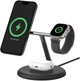Бездротовий зарядний пристрій Belkin BoostCharge Pro 3-in-1 Magnetic Wireless Charging Stand with Qi2 Black (WIZ023TTBK) - изображение 2