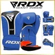Боксерские перчатки RDX Aura Plus T-17 синие 12 унций - изображение 6