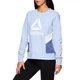 Жіноча толстовка Reebok Journey з написом, блакитного кольору, розмір XL - изображение 1