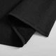 Calvin Klein двусторонние вафельно-махровые полотенца из плотного однотонного 100% хлопка (3 штуки – комплект для одного) – черный - изображение 5