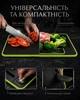 Багатофункціональна обробна дошка 4в1 точилка для ножа, тертка для часнику, пластина для розморозки продуктів 31х21см - зображення 3