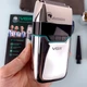 Электробритва V-350 5 Вт 7500 об/мин USB серебристая с двумя насадками для бритья бороды и головы - изображение 14