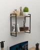 Настенная полка в стиле лофт EcoLoft Міртен DSP-1464-1 Дуб Аппалачи - изображение 3
