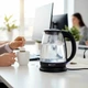 Электрочайник 1,8л 2400Вт стеклянный BITEK BT-3110 черный с LED подсветкой и защитой от перегрева - изображение 2
