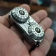 EDC Фіджет іграшка 7в1 СОВУХ спінер слайдер магнітний Fidget Toy антістрес клацалка сова (чорний) - зображення 10