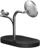 Бездротовий зарядний пристрій Samsung 3-in-1 Wireless Charger 15W (with TA) (Phone + Galaxy Watch + Galaxy Buds) (GP-PWU024WIABW) Black - изображение 5