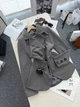 Классический пиджак в полоску графит 42-46 (с13- 345) - изображение 4