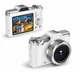 Цифрова камера A1 4K 68MP з автофокусом, 16× зумом, IPS 2.8", OTG, подвійна камера Біла - зображення 1