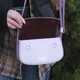 Женская сумка Sansa mini из натуральной кожи цвет Лиловый - изображение 4