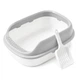 Туалет для кошек с лопаткой Taotaopets 226611 40*29*13,5 см Gray - изображение 1