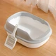 Туалет для кошек с лопаткой Taotaopets 226611 40*29*13,5 см Gray - изображение 3