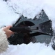 Щітка для снігу зі скребком BRUSH A-031 31х10 см Чорна автомобільна для очищення скла від льоду ергономічна зимова конструкція з полімерів - зображення 2